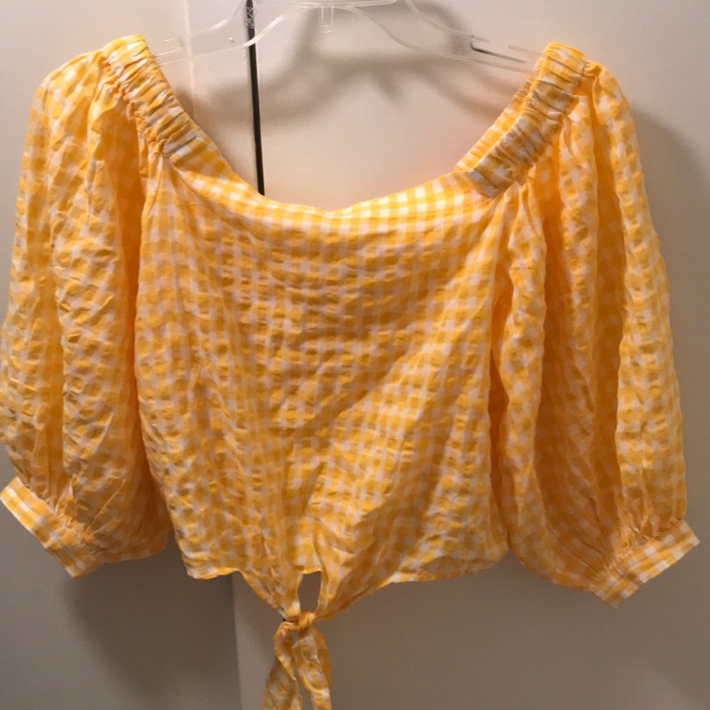 Forever 21 Plaid Top